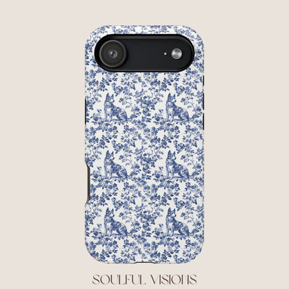 Australian Cattle Toile De Jouy Magnetic Phone Case