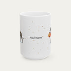 Custom Greyhound Brindle Halloween mug