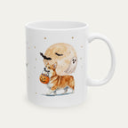 Custom Corgi Halloween mug