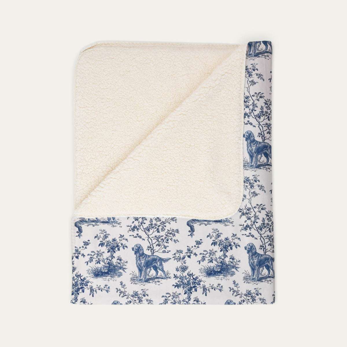 Irish Setter  Toile De Jouy Fleece Blanket