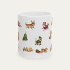 Pomeranian Christmas Mug