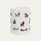 Shih Tzu Christmas Mug