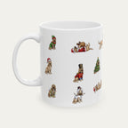 Afghan Hound Christmas Mug