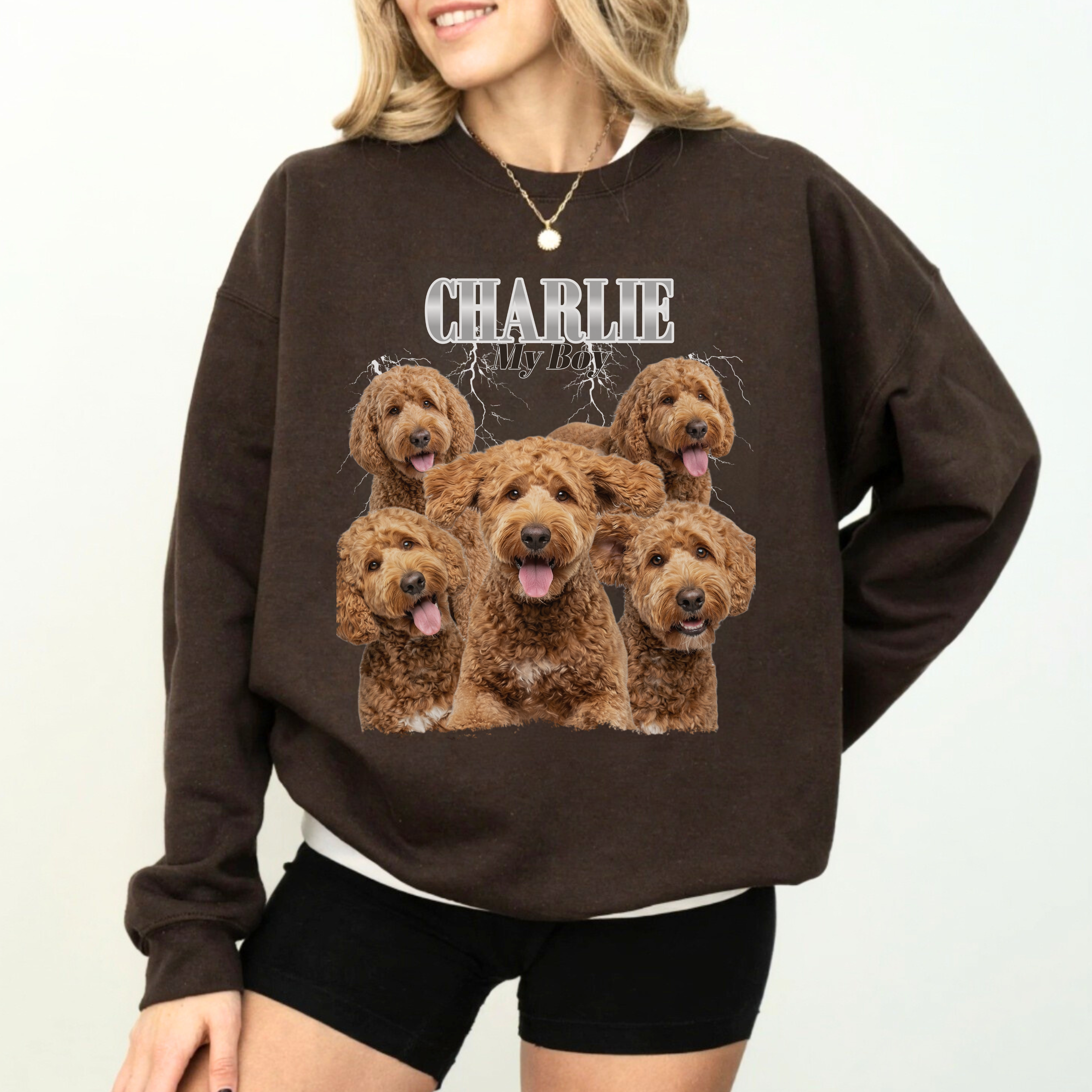 Custom Pet Bootleg Sweatshirt