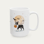 Custom Boston Terrier Halloween mug