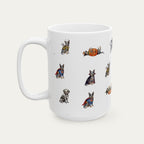 Australian Cattle  Blue Halloween mug
