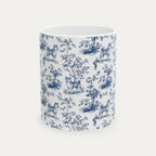 Shiba Inu Blue Toile Mug