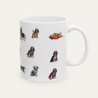 Cocker Spaniel Liver Roan  Halloween mug