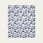 Yorkshire Terrier Toile De Jouy Fleece Blanket