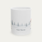 Custom Boxer  White  Christmas Santa Hat Mug