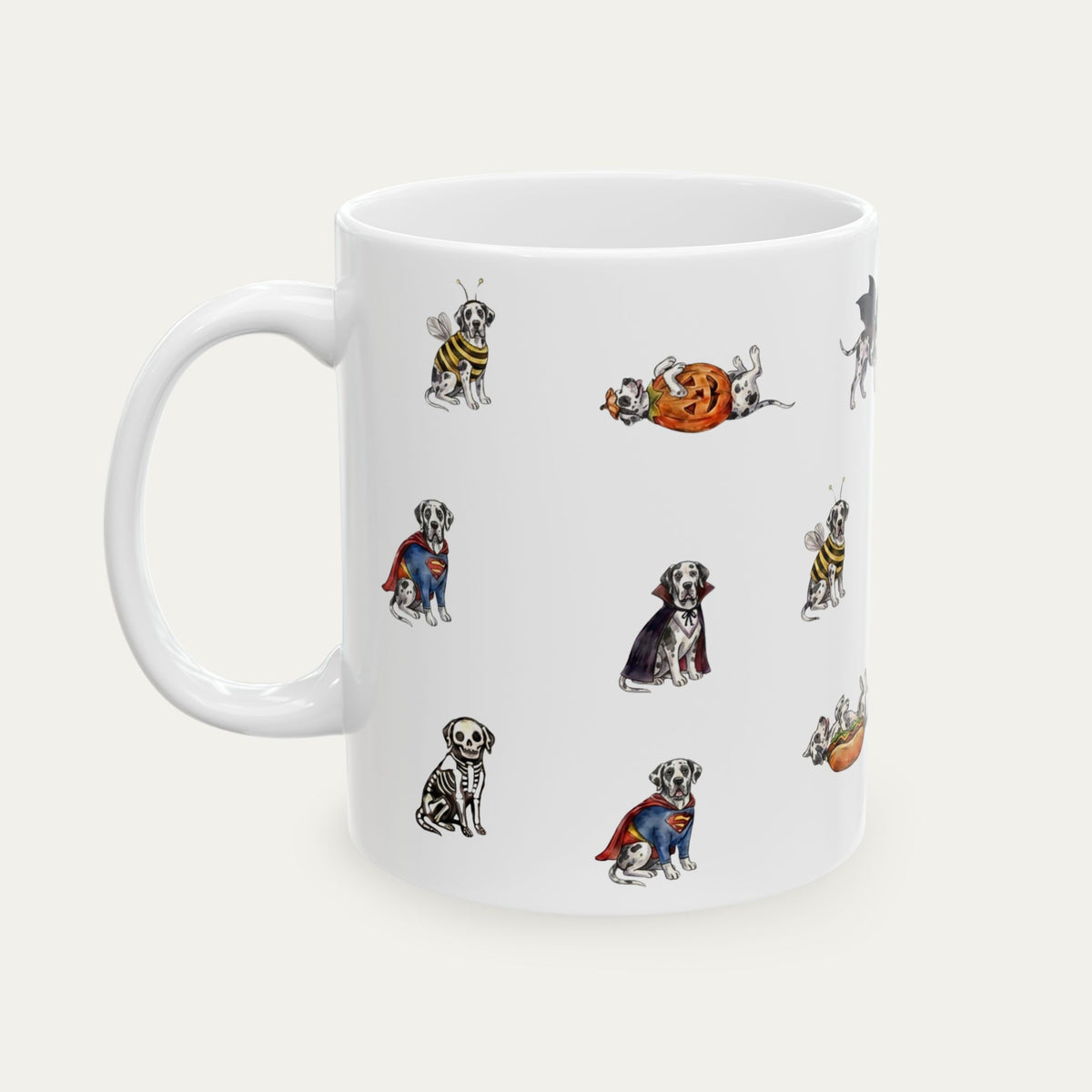 Great Dane Merle Halloween mug