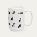 Australian Sheperd Black Tri Halloween mug