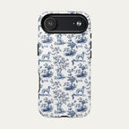 Dalmatian Blue Toile Phone case
