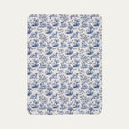 Goldendoodle Toile De Jouy Fleece Blanket