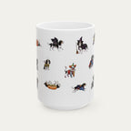 Cavalier Spaniel Tri Color Halloween mug