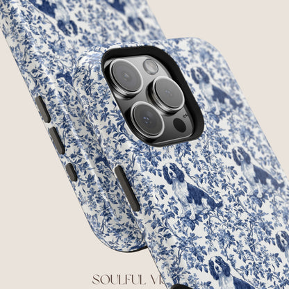 English Springer Spaniel Toile De Jouy Magnetic Phone Case