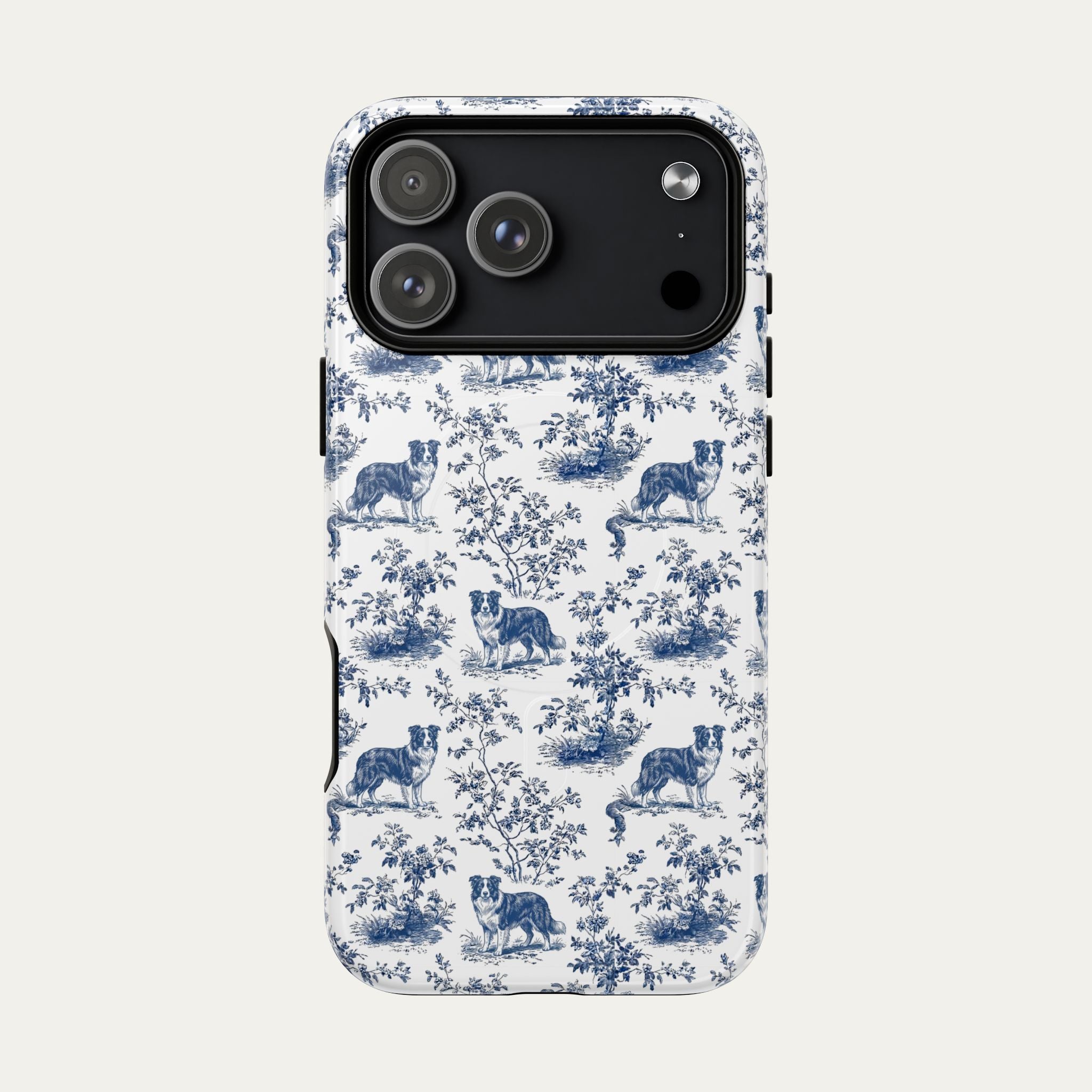 Border Collie Blue Toile Phone case
