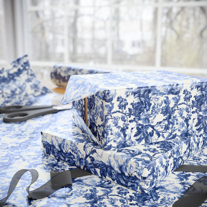 Pekingese French Toile De Jouy Wrapping Paper