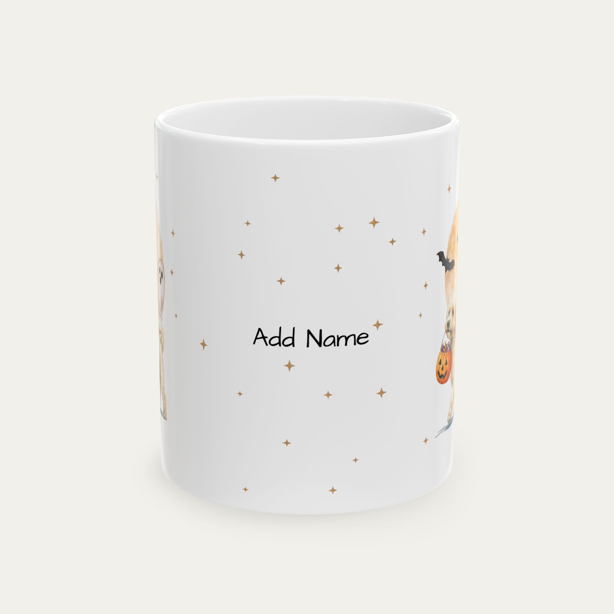 Custom Maltipoo Halloween mug