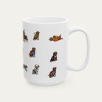 Labrador Chocolate Halloween mug