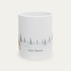 Custom Australian Cattle Dog Red Chrismas Santa Hat Mug