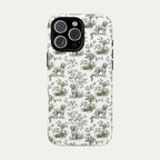 Spanish Water Dog Sage Green Toile phone Case