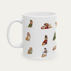 Pomeranian Christmas Mug