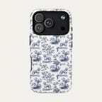 Pitbull Blue Toile Phone case