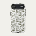 Spanish Water Dog Sage Green Toile phone Case