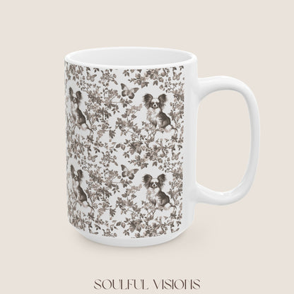 Papillon Toile De Jouy Mug