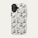 Spanish Water Dog Sage Green Toile phone Case