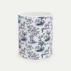 Dalmatian Blue Toile Mug
