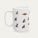 Akita Halloween mug