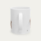 Custom Poodle Brown Christmas Santa Hat Mug