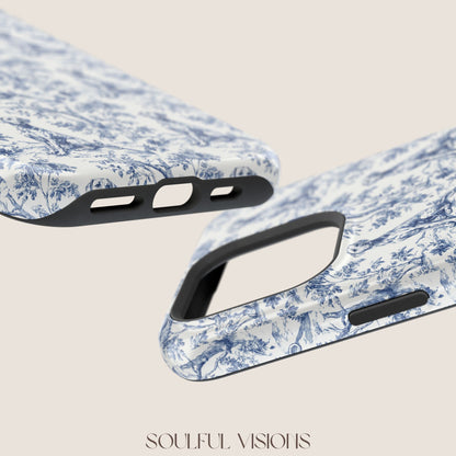 Rhodesian Ridgeback Toile De Jouy Magnetic Phone Case
