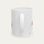 Custom Dachshund  Longhaired Red  and White Piebald Christmas Santa Hat Mug
