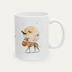 Custom Greyhound Halloween mug