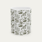 Cockapoo Sage Green Toile Mug