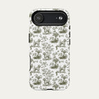 Wheaten Terrier Sage Green Toile phone Case