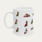 Australian Shepherd Red tri color Christmas Mug