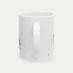 Custom Australian Cattle Dog Blue Christmas Sant Hat Mug