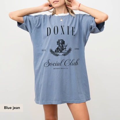 Dachshund Long Haired Social Club Shirt