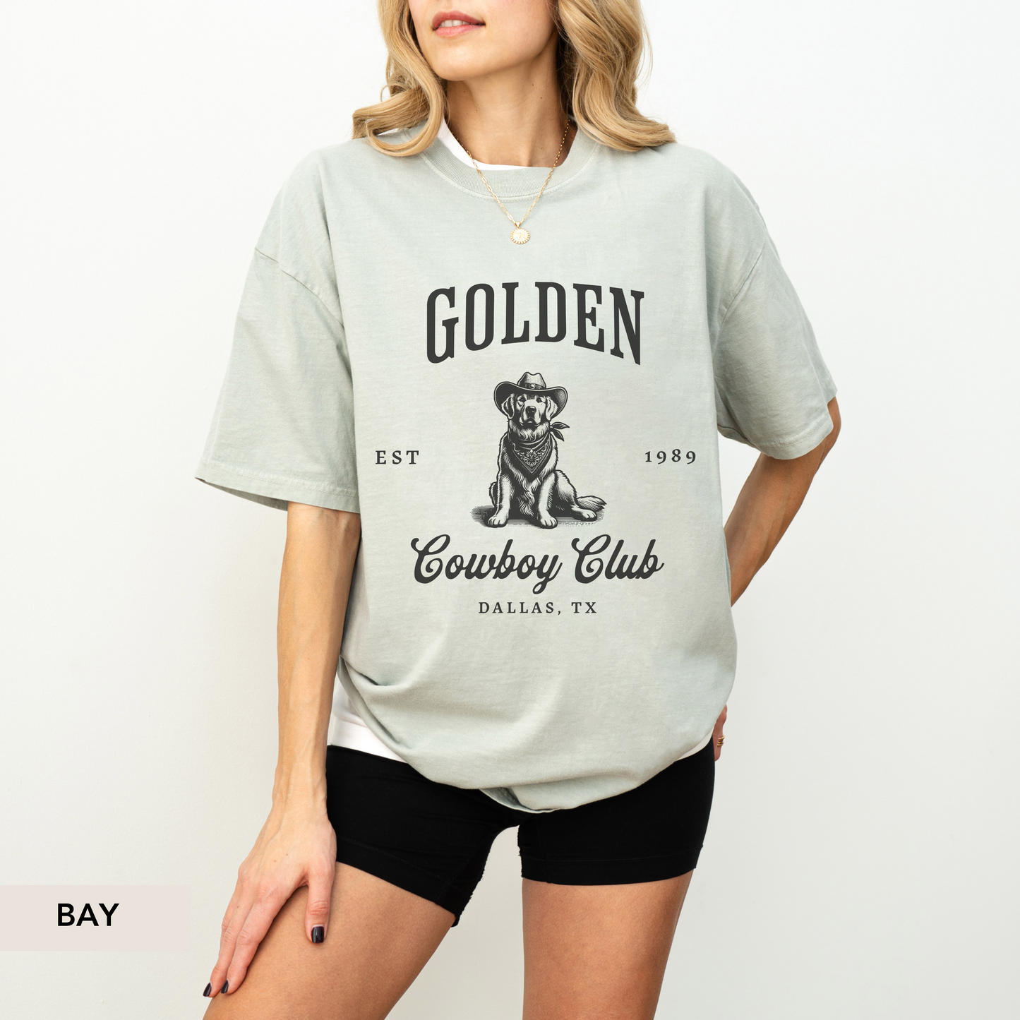 Golden Retriever Cowboy Club Shirt