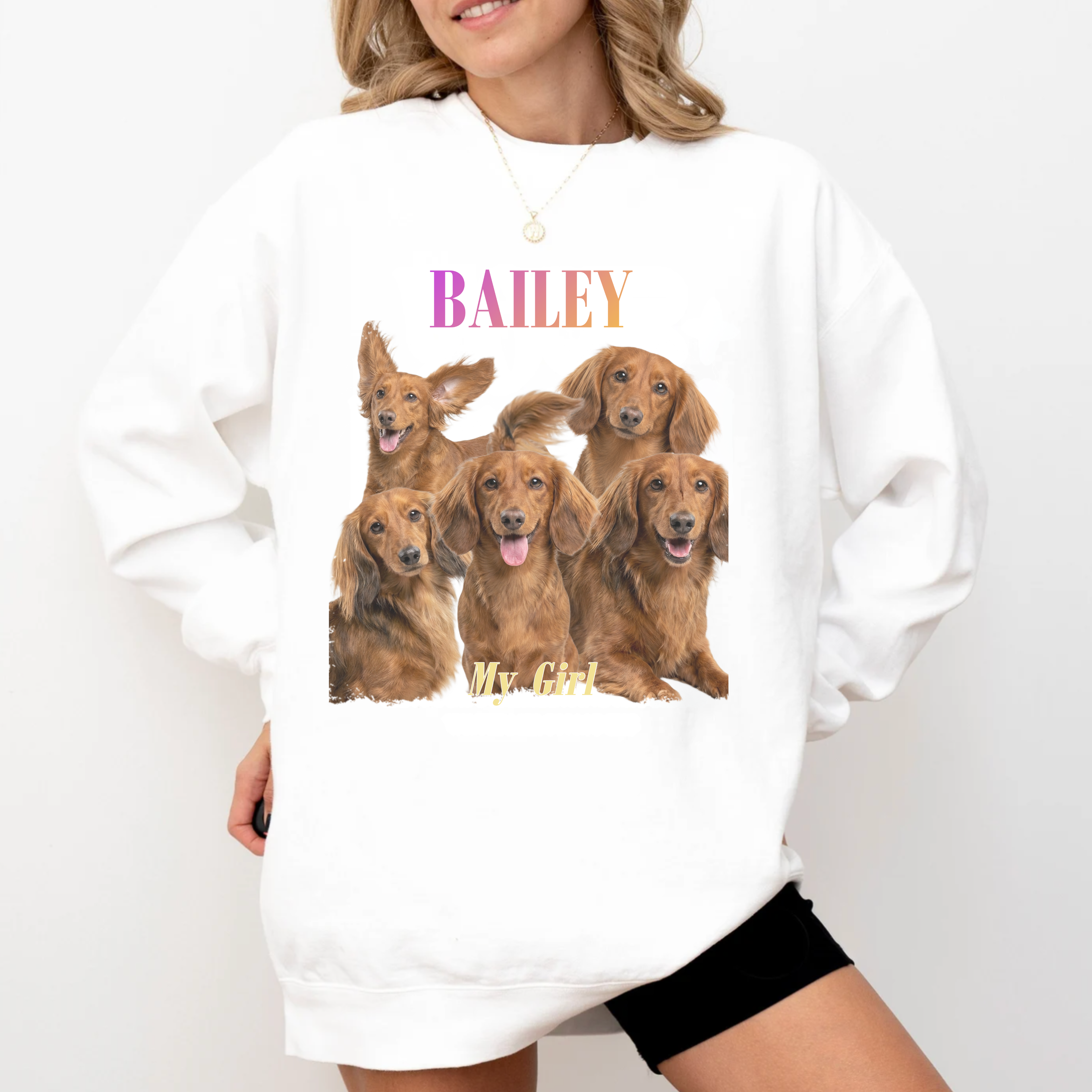 Custom Pet Bootleg Sweatshirt