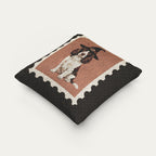 English Springle Spaniel Halloween Woven Pillow