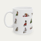 Alaskan Malamute Christmas Mug