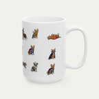 Yorkshire terrier Halloween mug