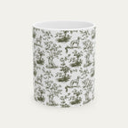 Dalmatian Sage Green Toile Mug