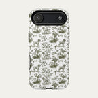 Wirehaired Pointing Griffon Sage Green Toile phone Case
