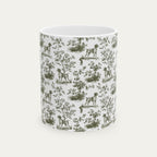 German Shorthaired Pointer Sage Green Toile Mug
